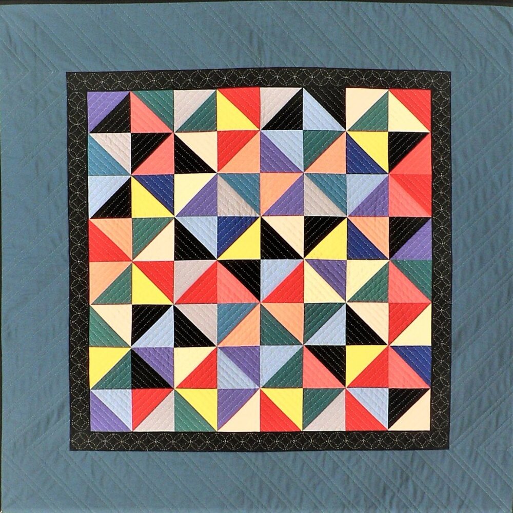 Hand made, hand quilted art/wall quilt